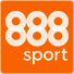 888sports white on orange logo