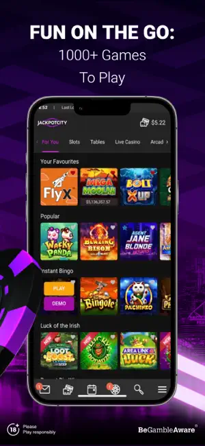 Jackpot City Casino App review